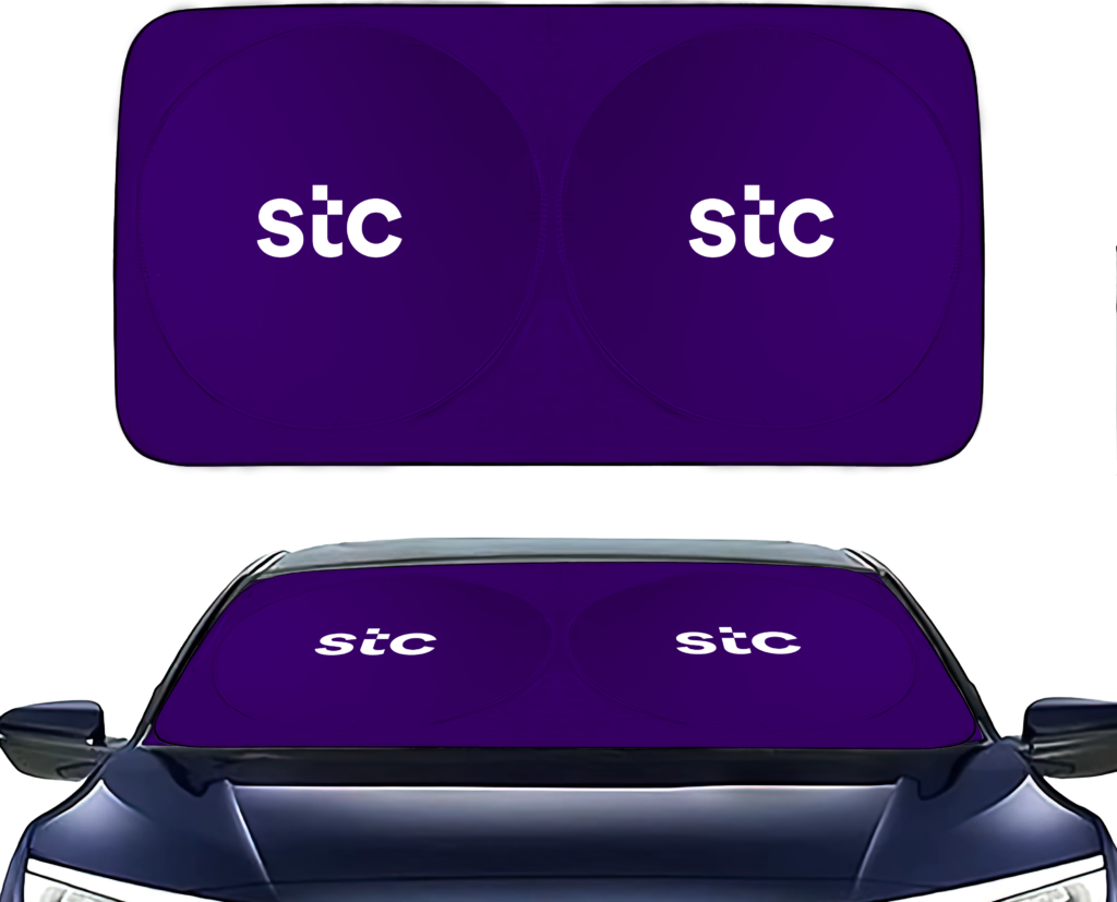 شمسية السيارة بشعار STC