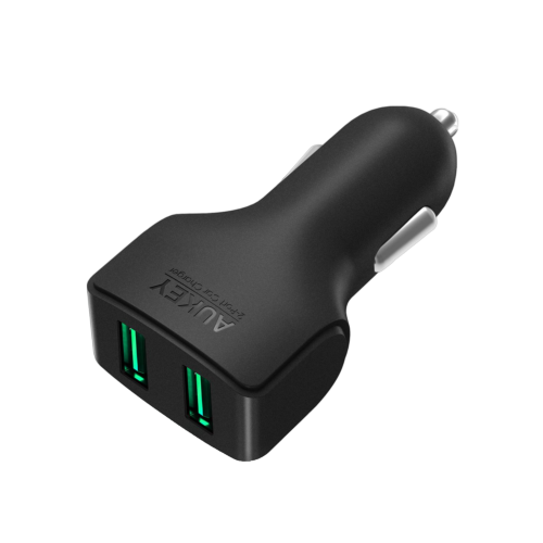 AUKEY car charger with black ports
