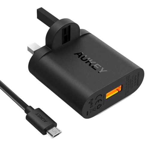 AUKEY Rapid Turbo wall charger with QC3.0 technology