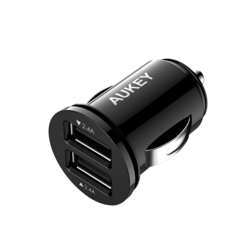 Car charger AUKEY 24W port connection