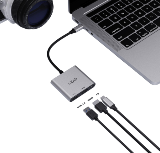 LEAD 3-in-1 Multi-Port Hub