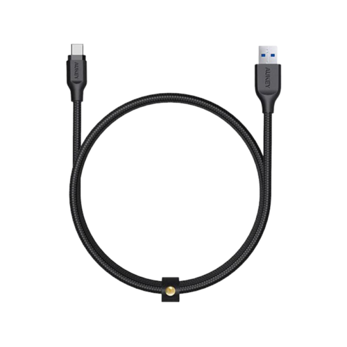 AUKEY USB-A to USB-C Cable 1.2m Kevlar Black